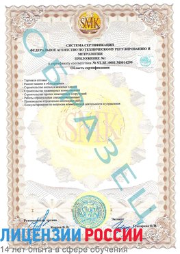 Образец сертификата соответствия (приложение) Тихвин Сертификат ISO 14001